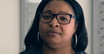 Philadelphia business owner Tiffany Easley appears in a Joe Biden campaign advertisement.